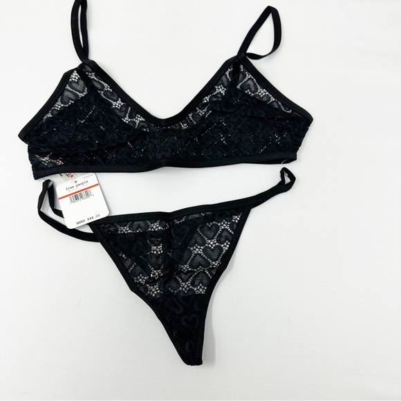 Free People Other - FREE PEOPLE Kelly Set in Black NWT in XS